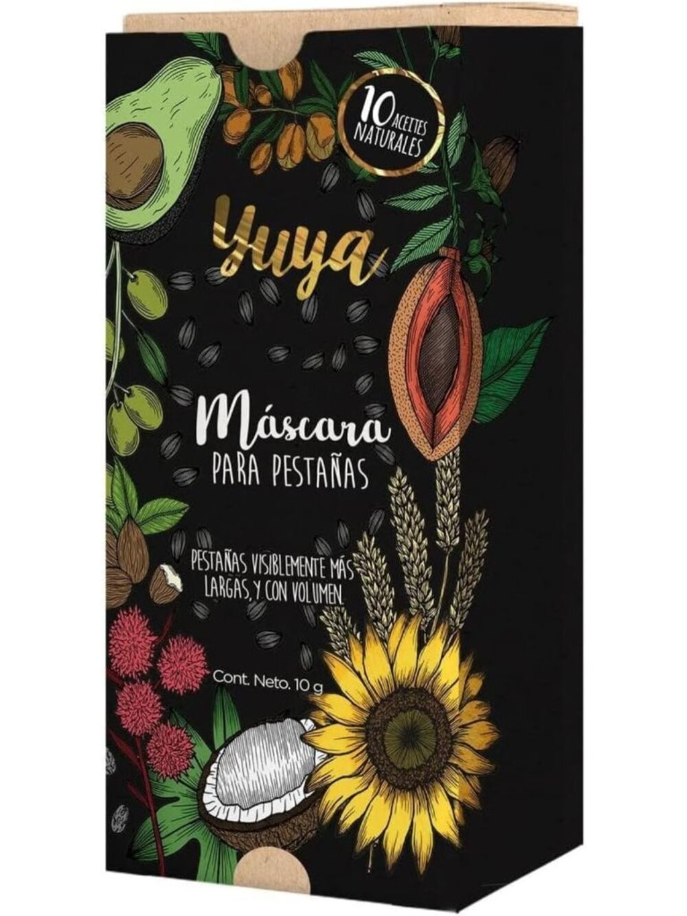 Cruelty-Free Natural Oil Mascara for Long, Voluminous Lashes - Makeup Essential!